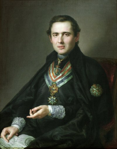 Juan Gutiérrez de León, Leon The Priest by Vicente Lopez y Portana